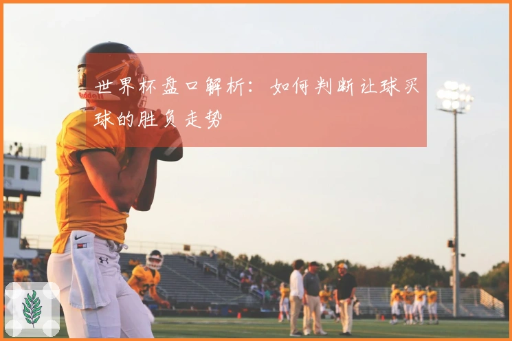 世界杯盘口解析：如何判断让球买球的胜负走势